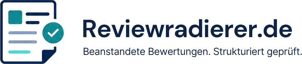 Review Radierer Logo